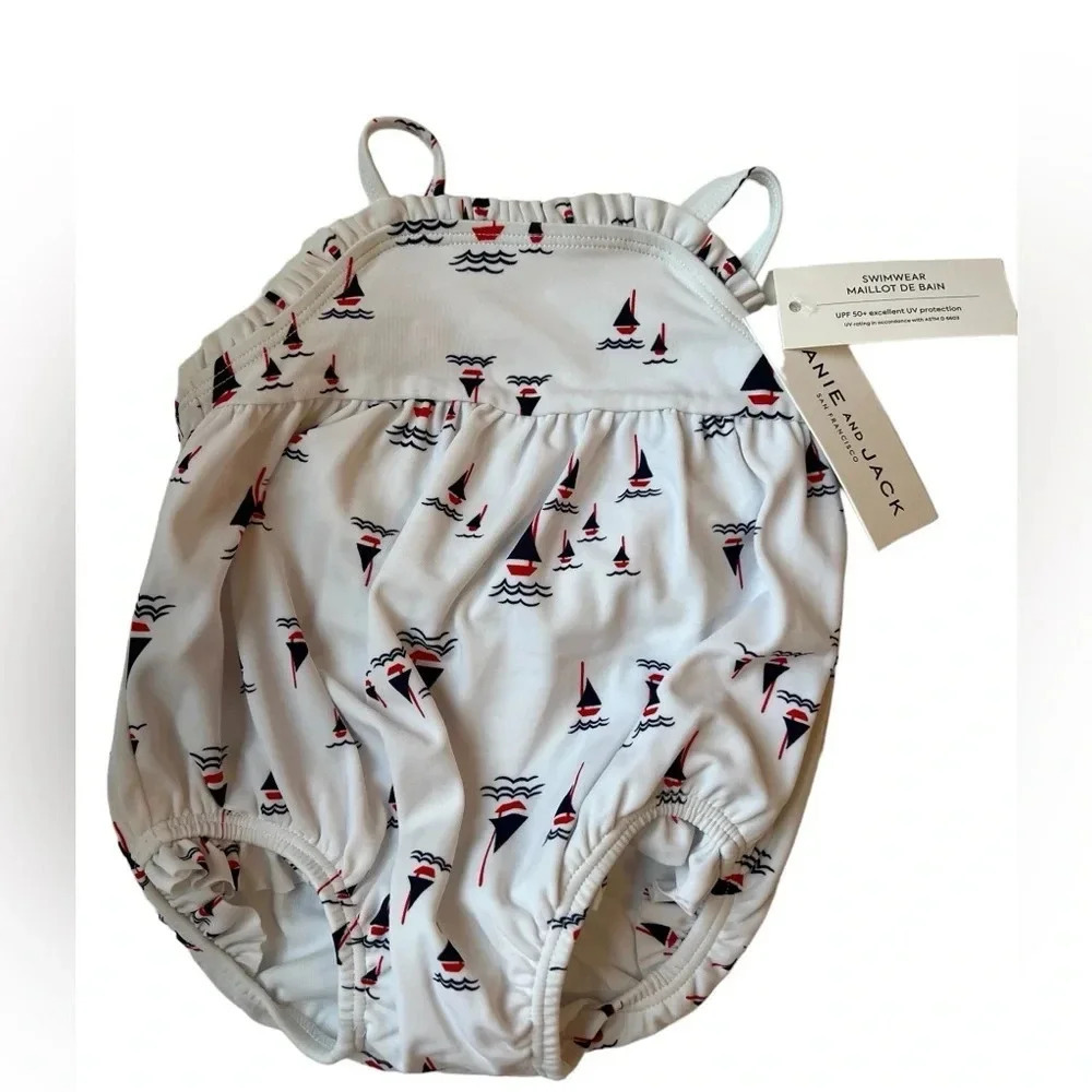 NWT Janie and Jack sailboat swimsuit